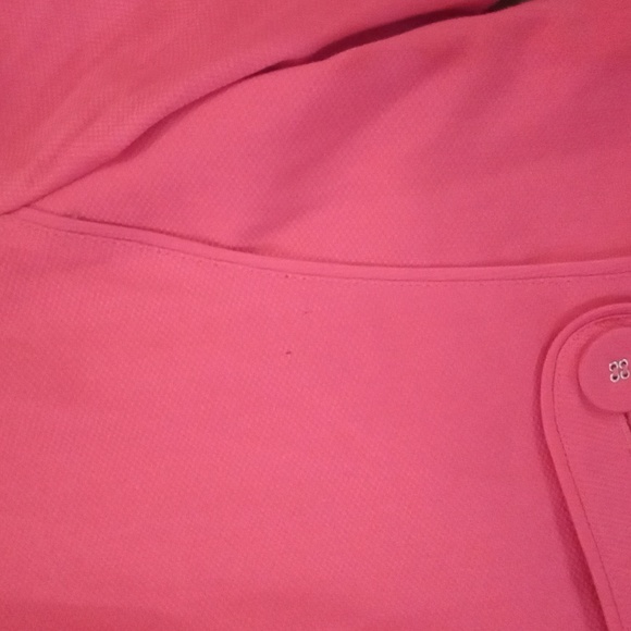 Halogen Electric  Red Fitted Scoop Button Down Blazer Size Medium - Picture 6 of 7